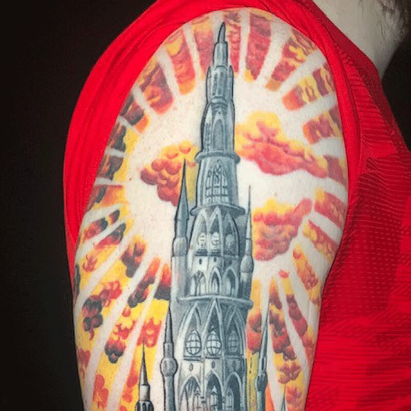 Color Spire tattoo